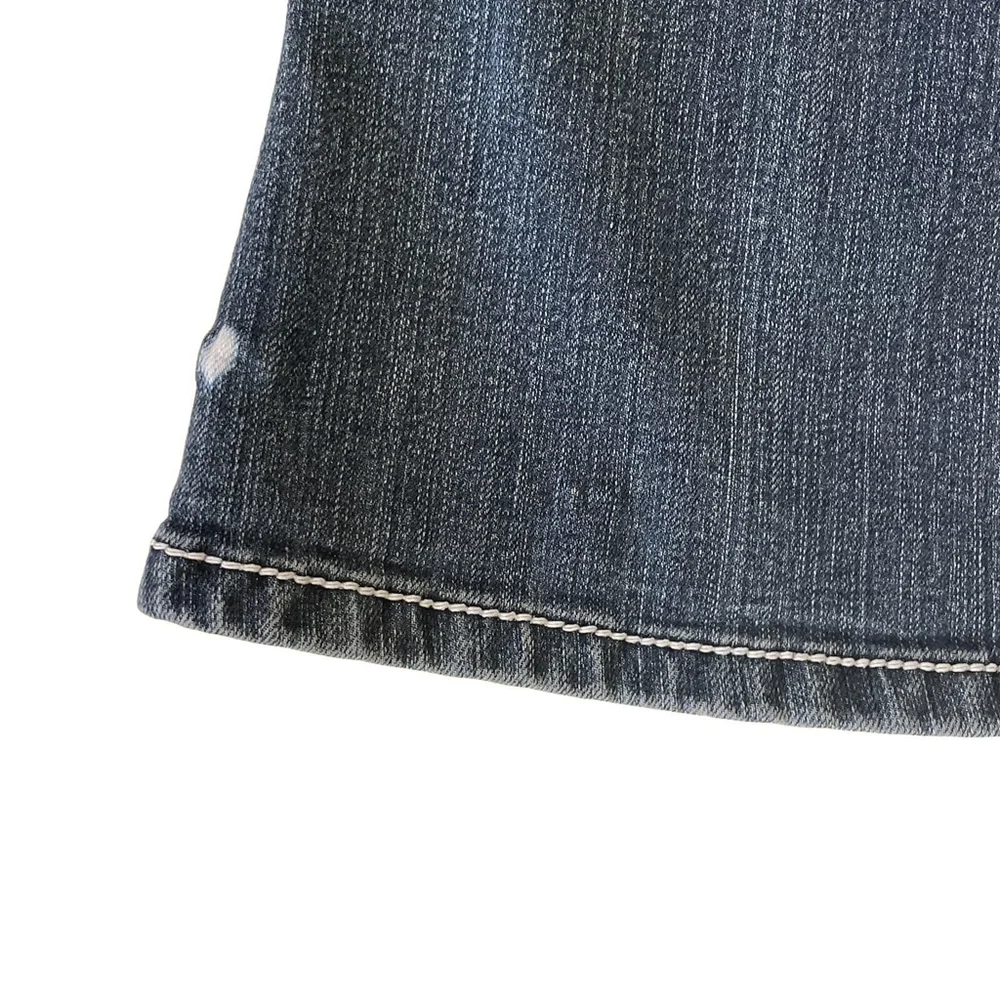 Seven7 Jeans Blue Bootcut Rhinestone Size 12 - Picture 6 of 13